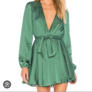 Lovers + Friends Green Cocktail Dress